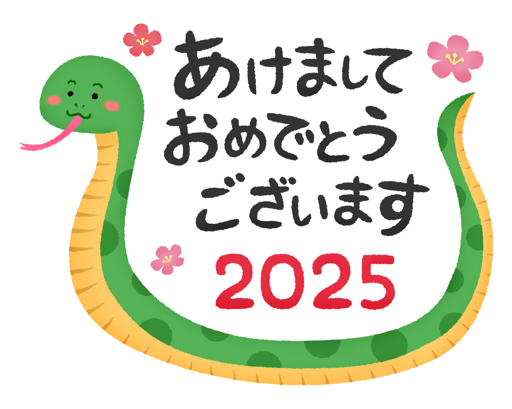 明けましておめでとうございます🐍